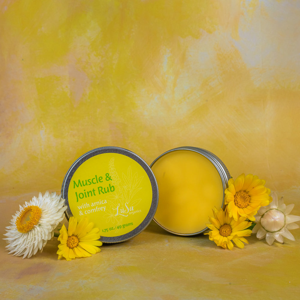 Arnica Muscle & Joint Care (balm and oil) – LüSa Organics